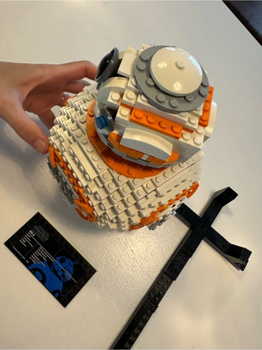 BB-8 Droid LEGO Model   BB-8 75187 - White & Orange